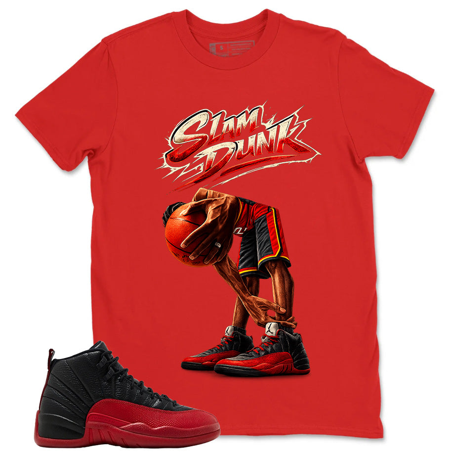 Graphic Tee to Match Air Jordan 12 Flu Game | Slam Dunk Shirt | Zadago