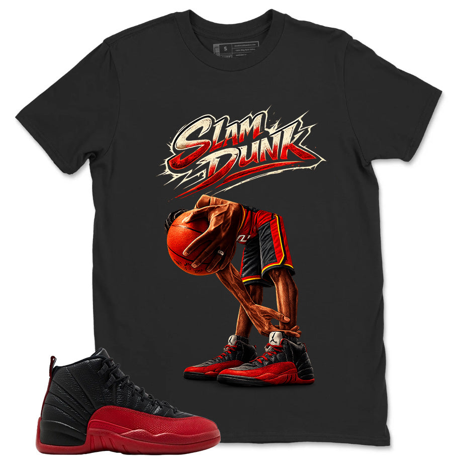 Graphic Tee to Match Air Jordan 12 Flu Game | Slam Dunk Shirt | Zadago