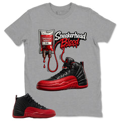 Graphic Tee to Match Air Jordan 12 Flu Game | Sneakerhead Shirt | Zadago