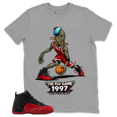 Graphic Tee to Match Air Jordan 12 Flu Game | The Flu Game Shirt | Zadago