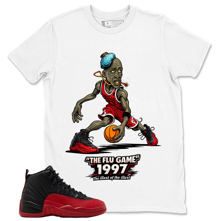 Graphic Tee to Match Air Jordan 12 Flu Game | The Flu Game Shirt | Zadago