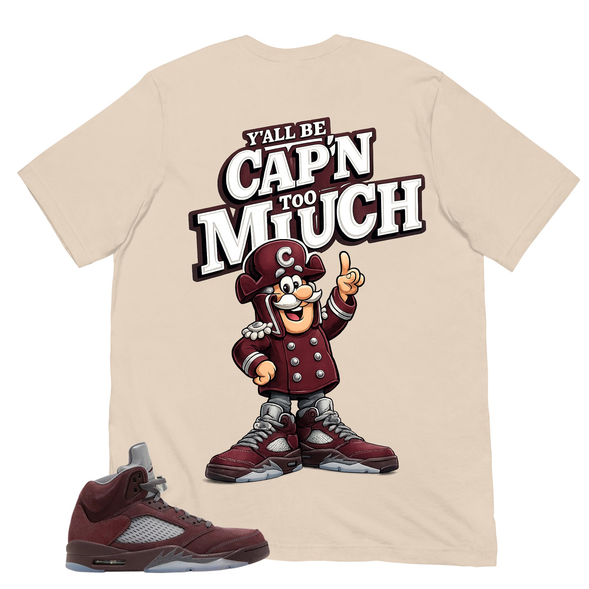 Graphic Tee to Match Air Jordan 5 Burgundy | Finesse The Bag Shirt | Zadago