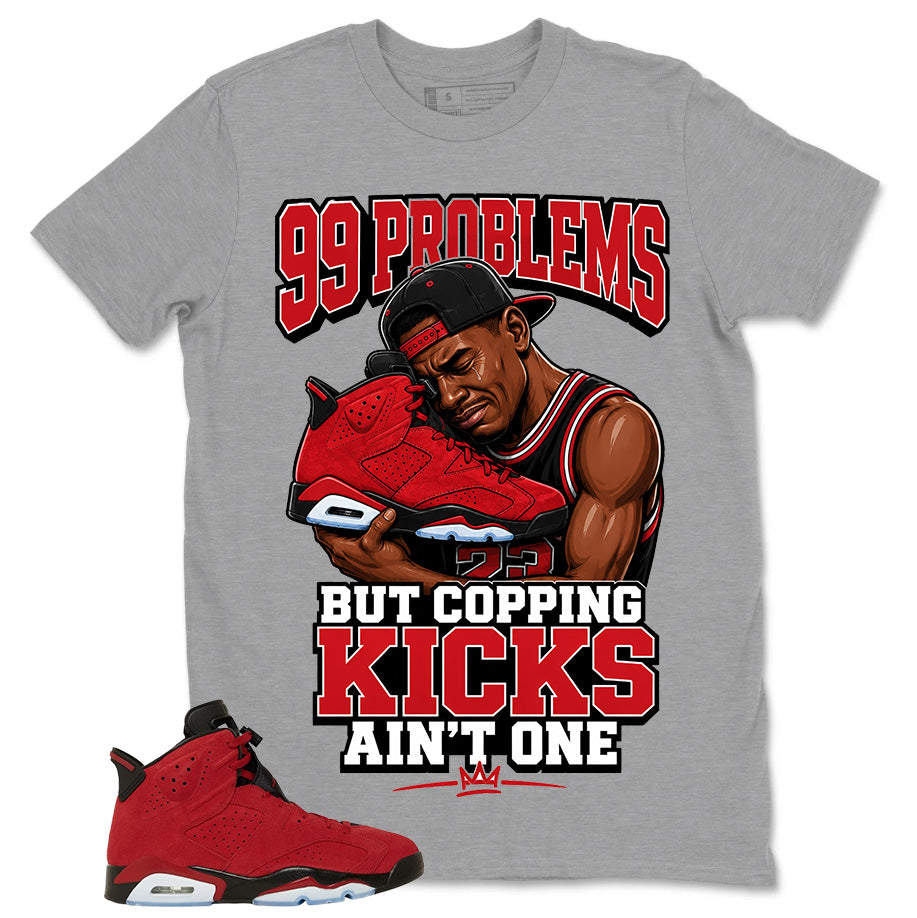 Graphic Tee to Match Air Jordan 6 Toro Bravo | 99 Problems Shirt | Zadago