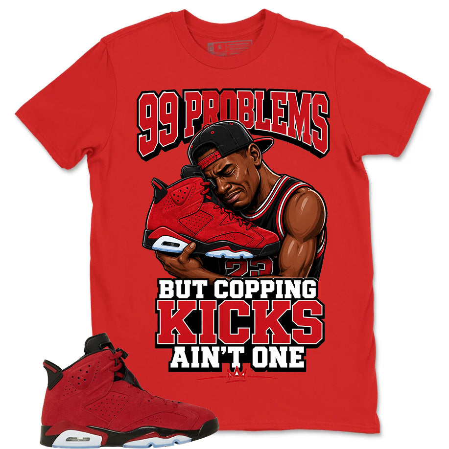 Graphic Tee to Match Air Jordan 6 Toro Bravo | 99 Problems Shirt | Zadago