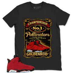 Graphic Tee to Match Air Jordan 6 Toro Bravo | Golden Rod Shirt | Zadago