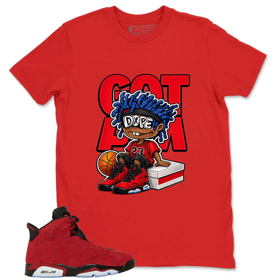 Graphic Tee to Match Air Jordan 6 Toro Bravo | Got 'Em Dope Shirt | Zadago
