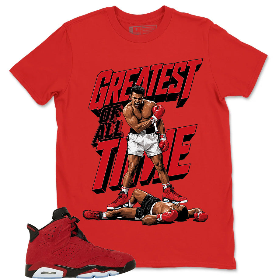 Graphic Tee to Match Air Jordan 6 Toro Bravo | Greatest Of All Time Shirt | Zadago