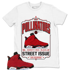 Graphic Tee to Match Air Jordan 6 Toro Bravo | Pollinators Shirt | Zadago