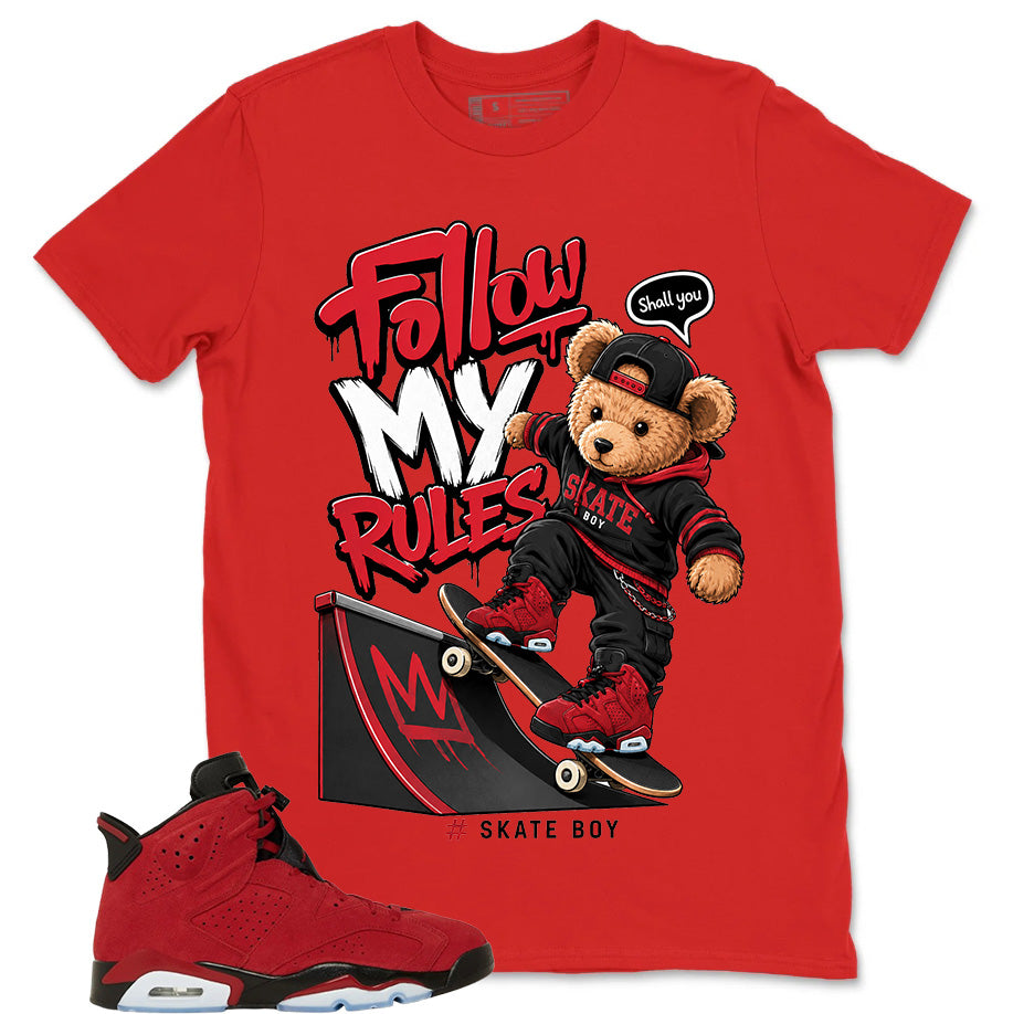 Graphic Tee to Match Air Jordan 6 Toro Bravo | Skate Boy Shirt | Zadago