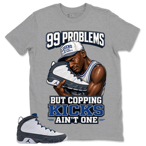 Graphic Tee to Match Flint Grey 9s - 99 Problems Shirt