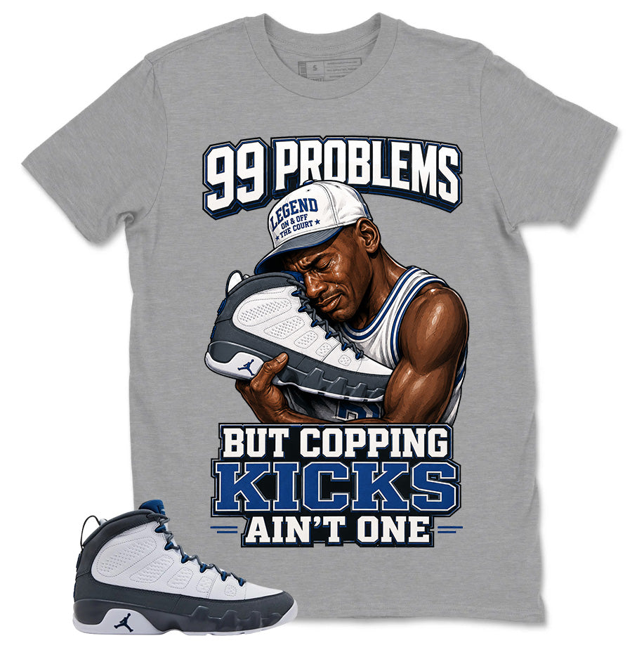 Graphic Tee to Match Flint Grey 9s - 99 Problems Shirt