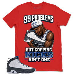 Graphic Tee to Match Flint Grey 9s - 99 Problems Shirt