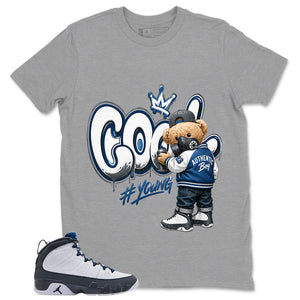 Graphic Tee to Match Flint Grey 9s - Cool Boy Shirt