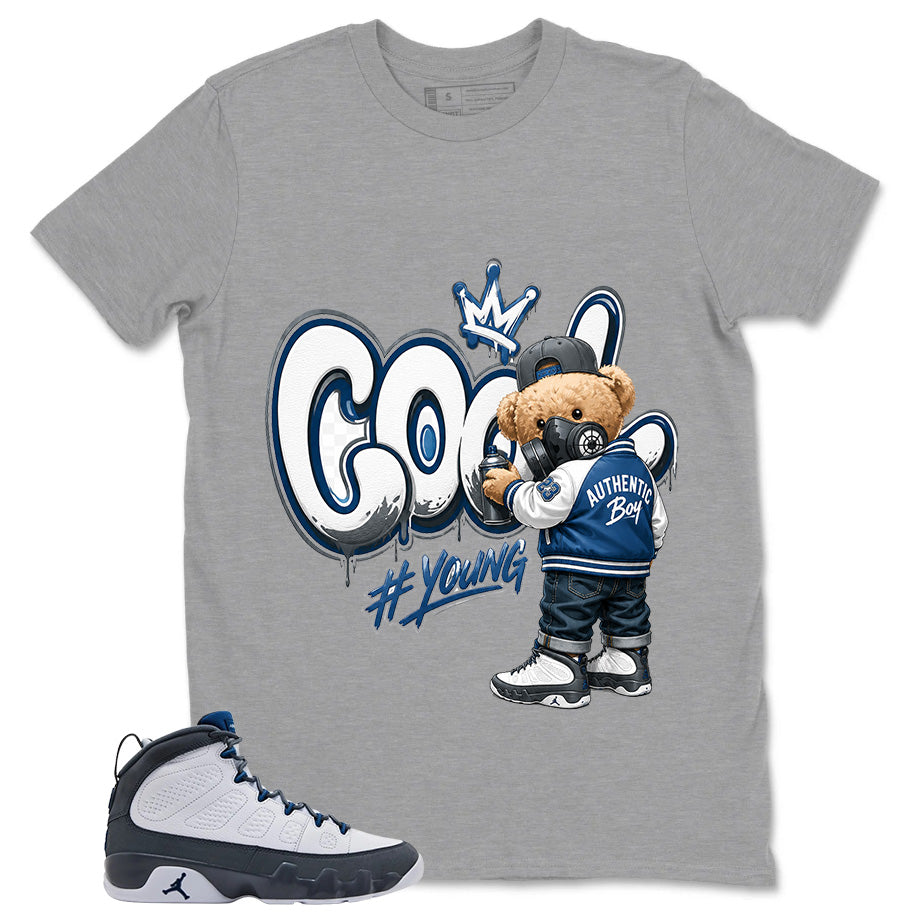 Graphic Tee to Match Flint Grey 9s - Cool Boy Shirt