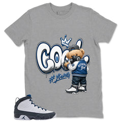 Graphic Tee to Match Flint Grey 9s - Cool Boy Shirt