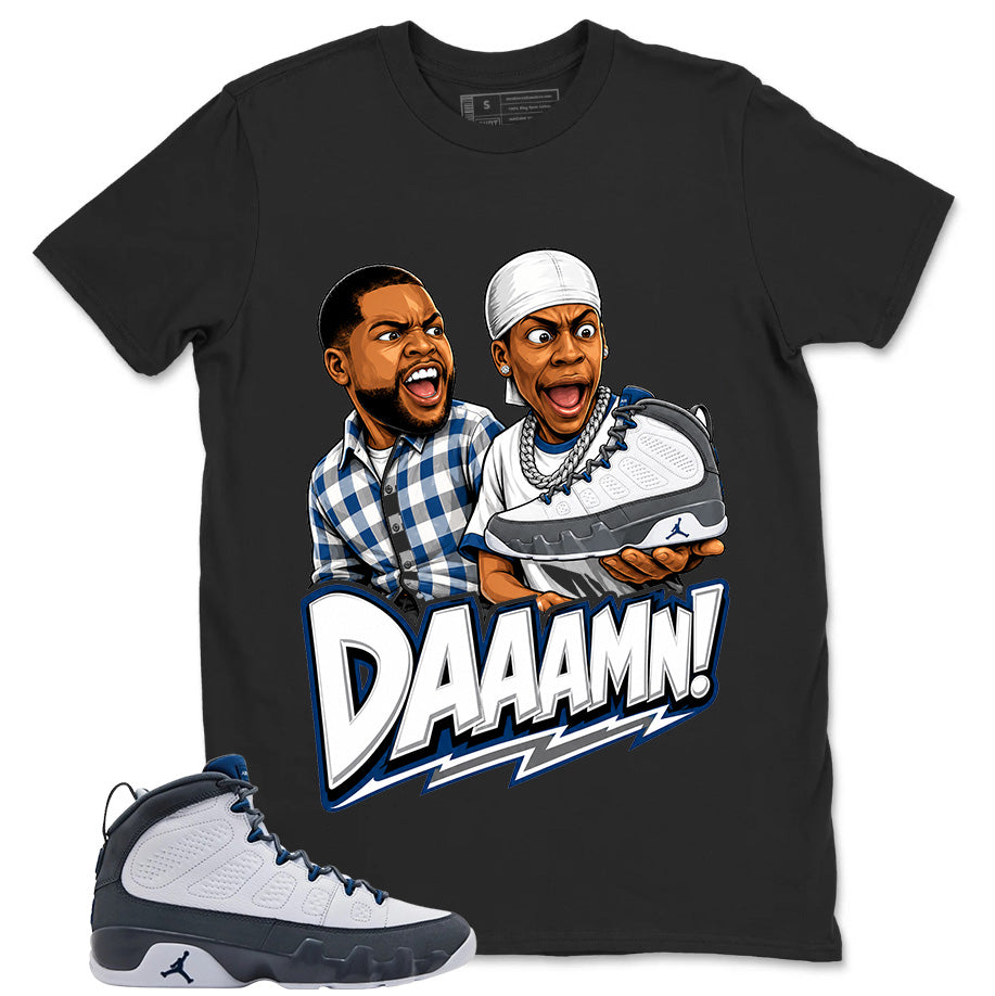 Graphic Tee to Match Flint Grey 9s - Daaamn Sneaker Shirt