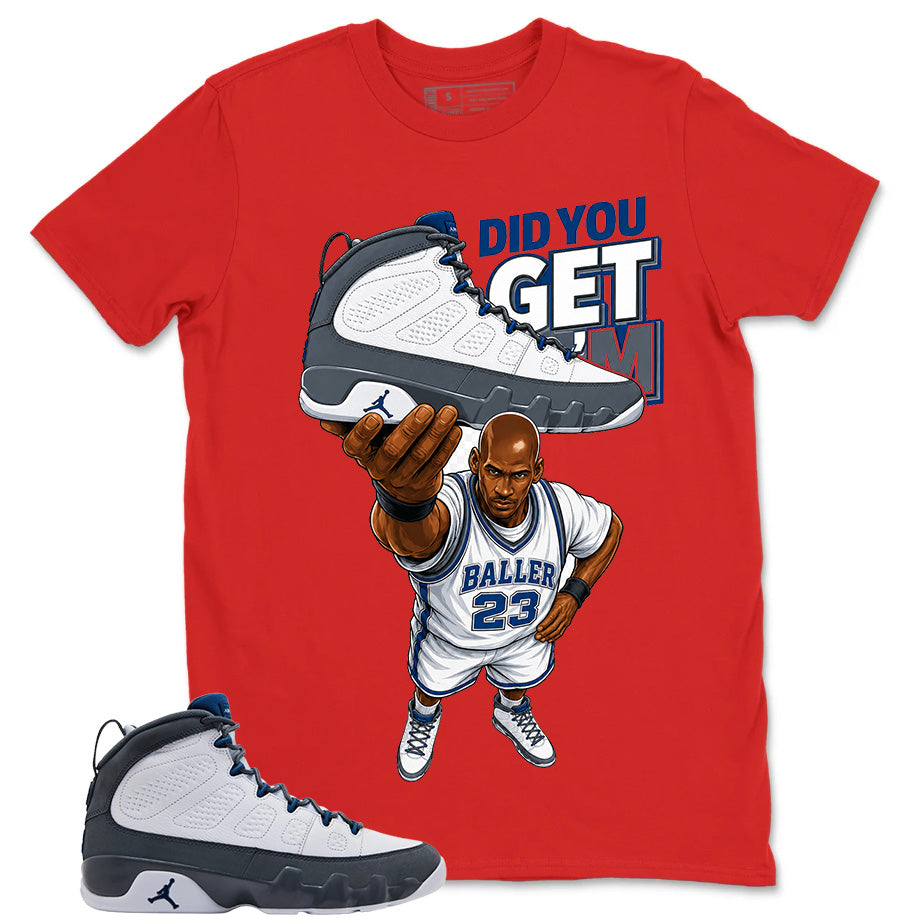 Graphic Tee to Match Flint Grey 9s - Did You Get Em Shirt
