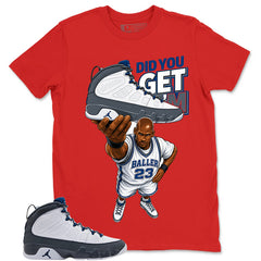 Graphic Tee to Match Flint Grey 9s - Did You Get Em Shirt