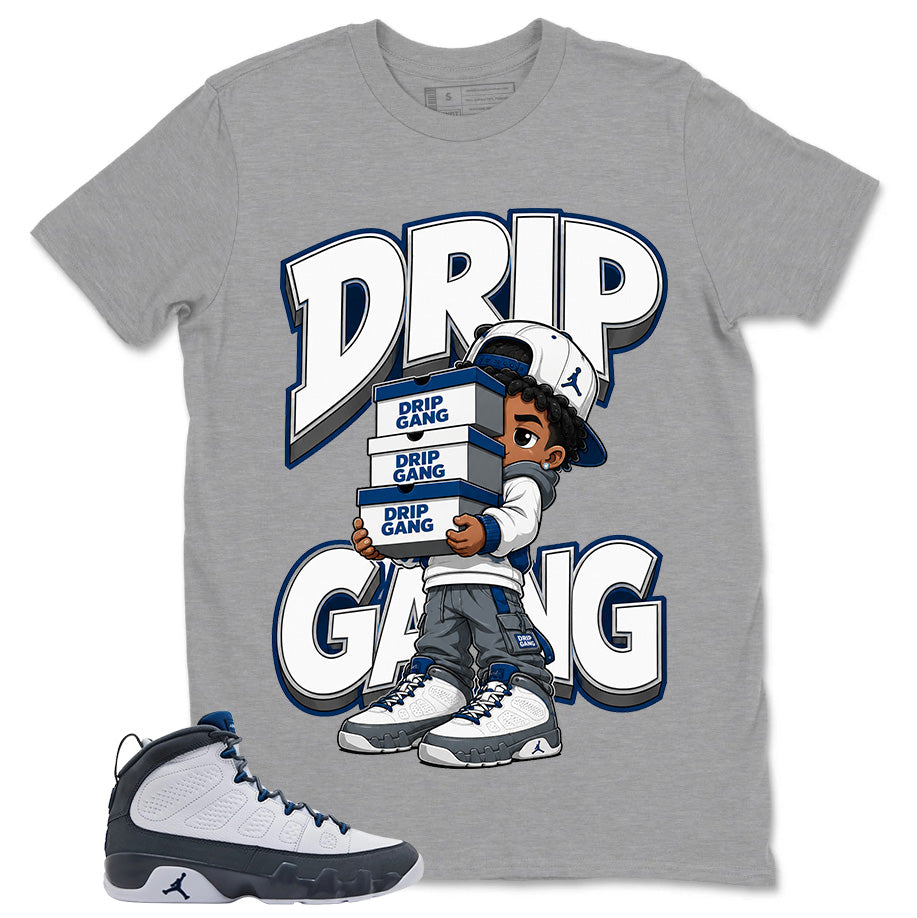 Graphic Tee to Match Flint Grey 9s - Drip Gang Shirt