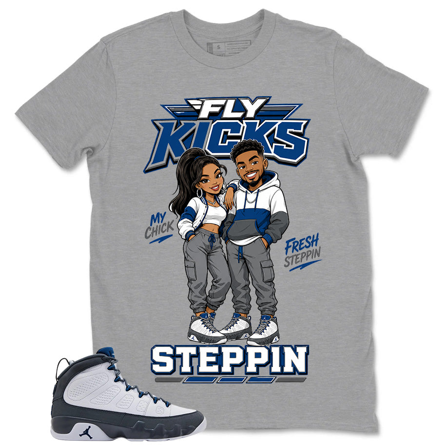 Graphic Tee to Match Flint Grey 9s - Fly Kicks Shirt