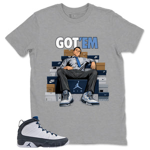 Graphic Tee to Match Flint Grey 9s - Got 'Em Boss Graphic