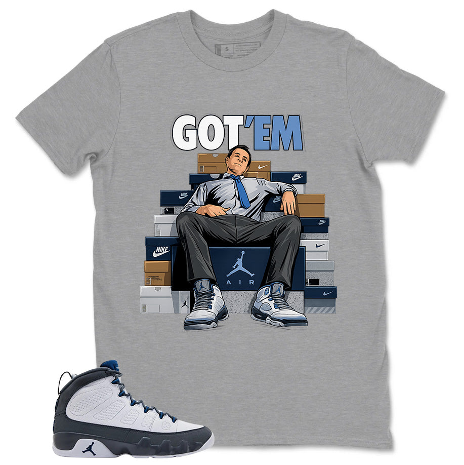 Graphic Tee to Match Flint Grey 9s - Got 'Em Boss Graphic