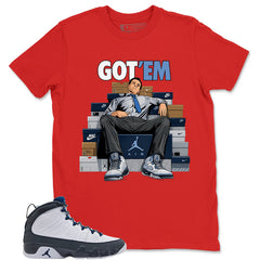 Graphic Tee to Match Flint Grey 9s - Got 'Em Boss Graphic