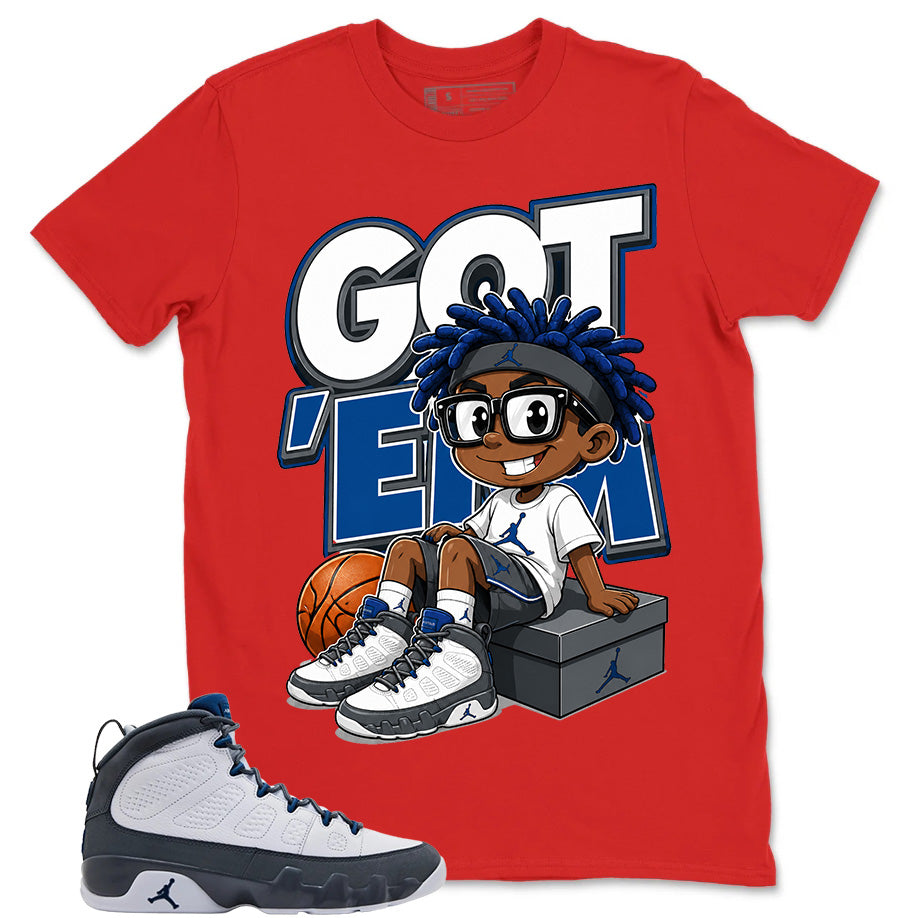 Graphic Tee to Match Flint Grey 9s - Got Em Dope Shirt