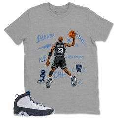 Graphic Tee to Match Flint Grey 9s Jordan 23 All Star Graphic