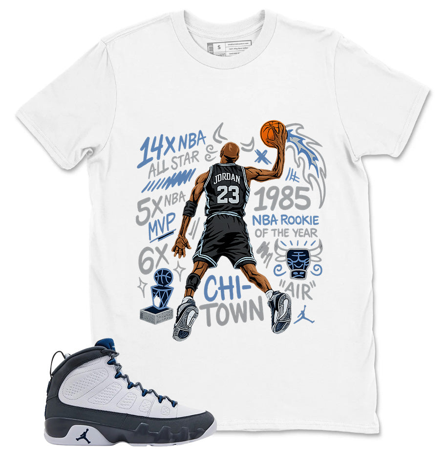 Graphic Tee to Match Flint Grey 9s Jordan 23 All Star Graphic