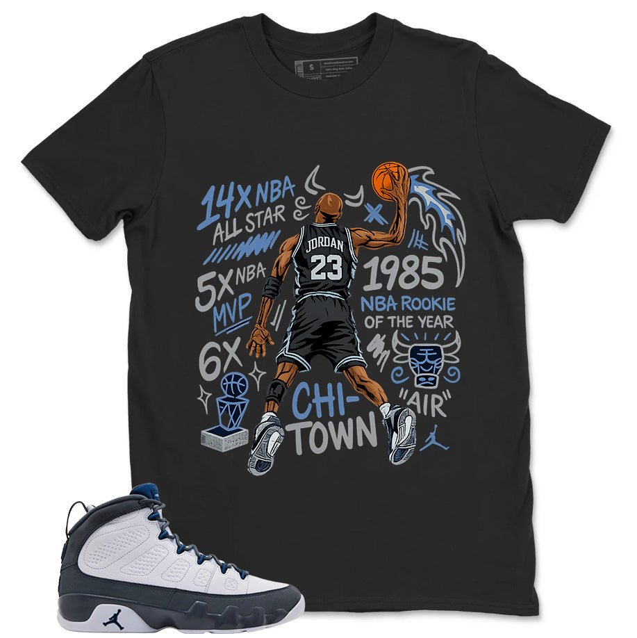 Graphic Tee to Match Flint Grey 9s Jordan 23 All Star Graphic