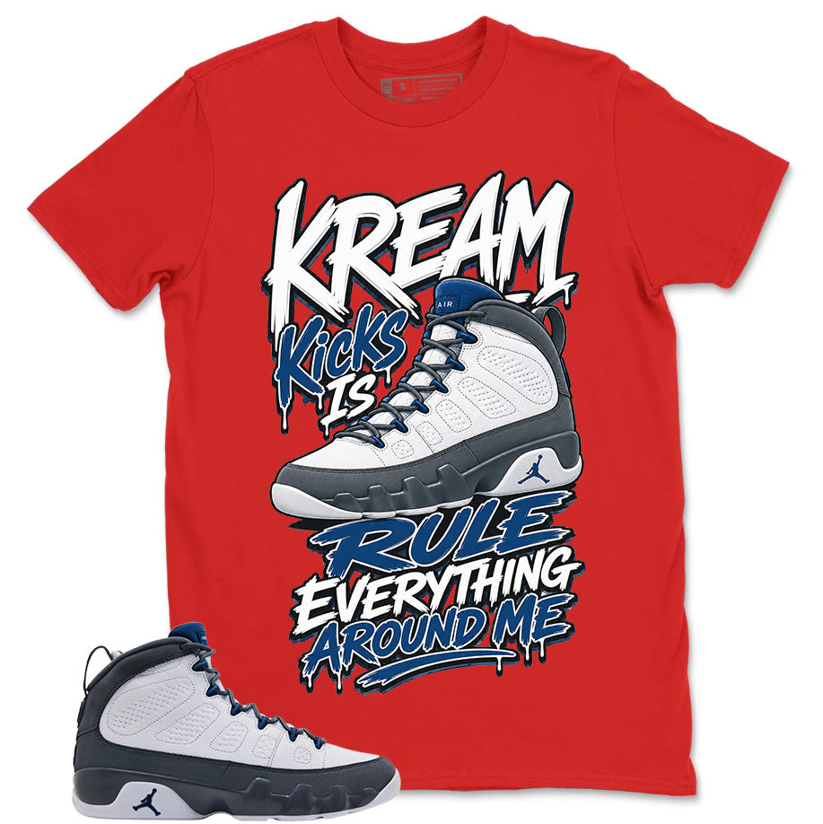 Graphic Tee to Match Flint Grey 9s - Kream Kicks Shirt