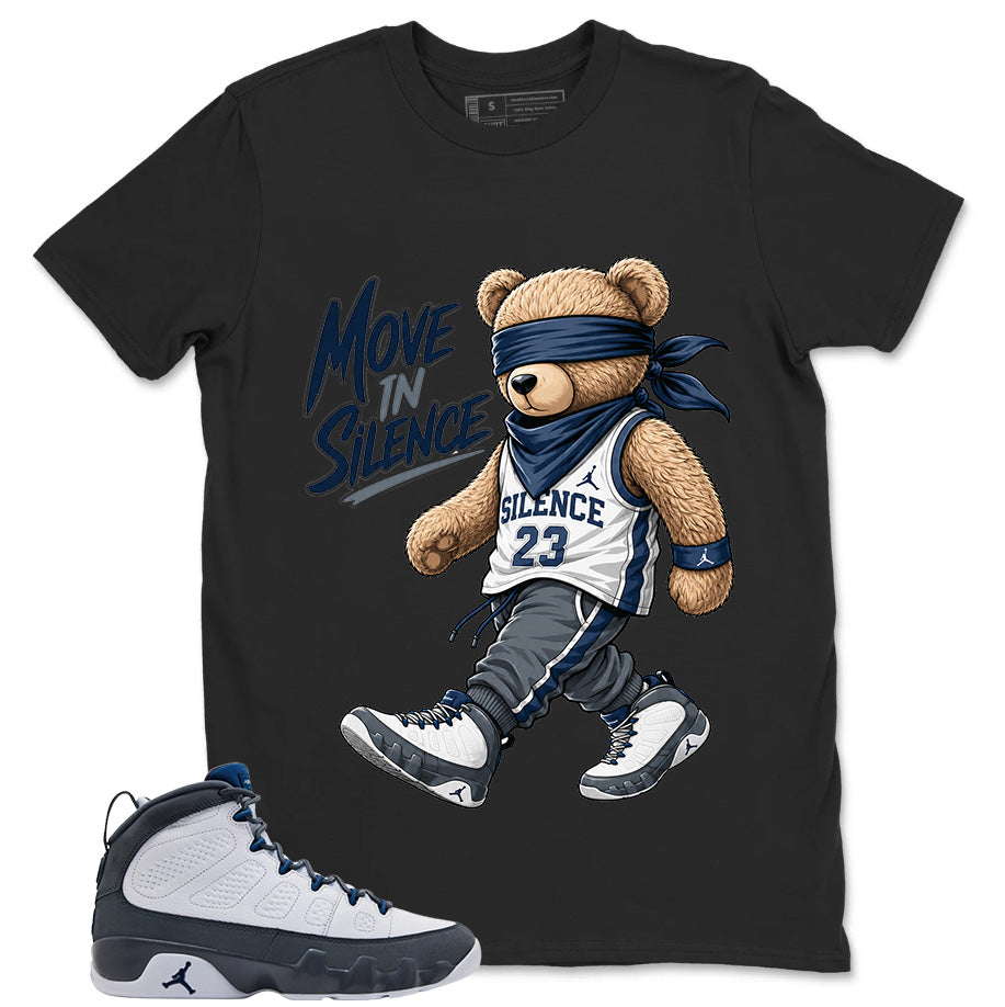 Graphic Tee to Match Flint Grey 9s - Move In Silence Shirt