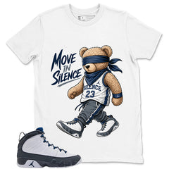 Graphic Tee to Match Flint Grey 9s - Move In Silence Shirt