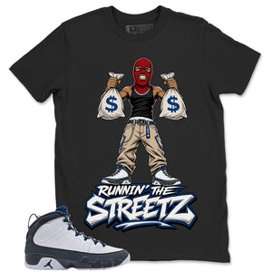 Graphic Tee to Match Flint Grey 9s - Runnin' The Street Graphic