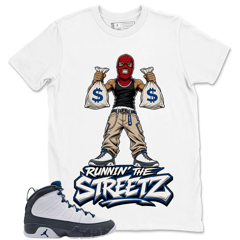 Graphic Tee to Match Flint Grey 9s - Runnin' The Street Graphic