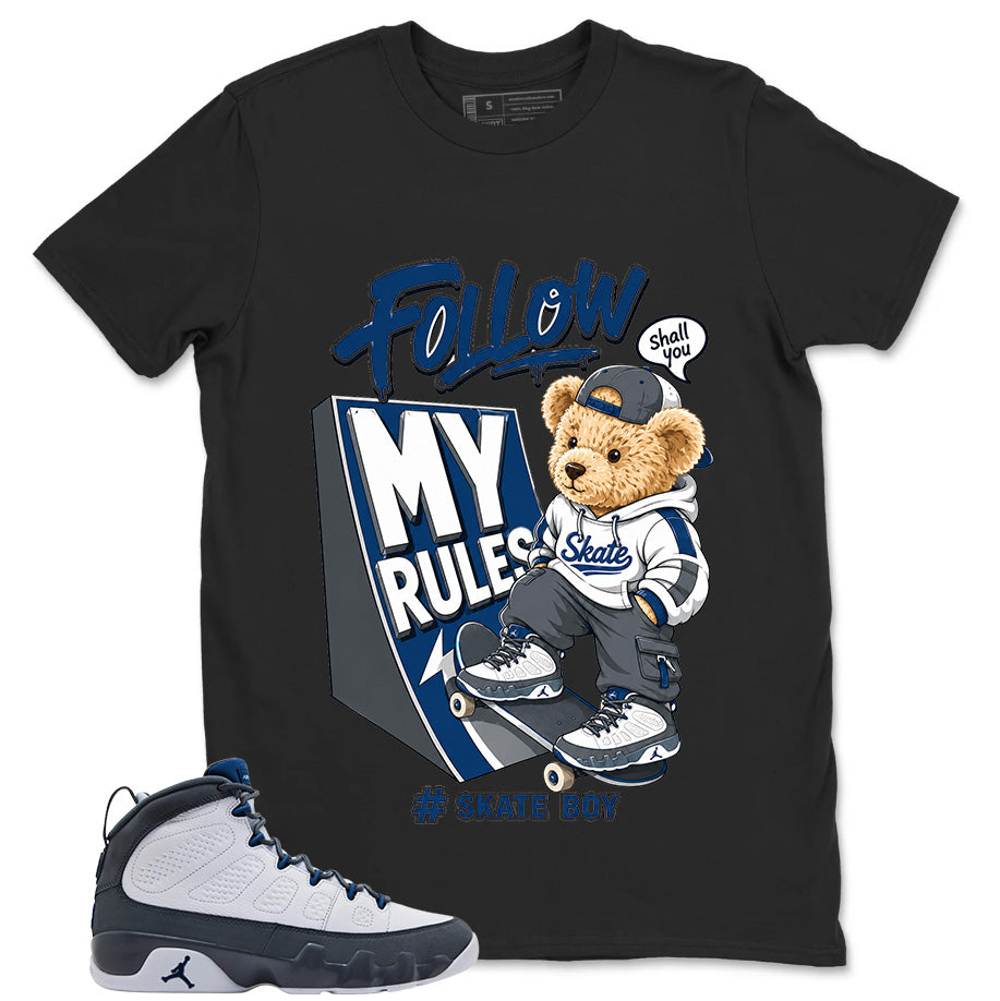 Graphic Tee to Match Flint Grey 9s - Skate Boy Shirt