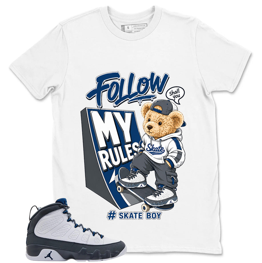 Graphic Tee to Match Flint Grey 9s - Skate Boy Shirt