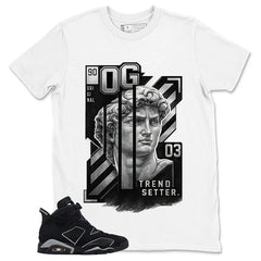 Graphic Tee Trend Setter Shirt - to Matching Air Jordan 6 Cap and Gown | Zadago