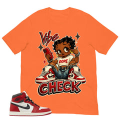 Graphic Tee Vibe Check Shirt - to Matching Air Jordan 1 Chicago Lost & Found | Zadago