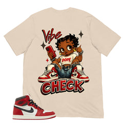 Graphic Tee Vibe Check Shirt - to Matching Air Jordan 1 Chicago Lost & Found | Zadago