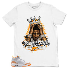 Graphic Tee Young Dolph Shirt - to Matching Air Jordan 3 Orange Citrus | Zadago