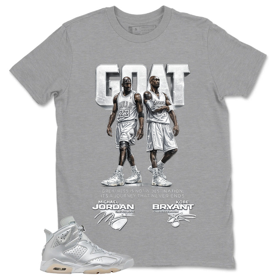 Greatest Journey Shirt - Match Air Jordan 6 x Paris Saint-Germain Metallic Silver