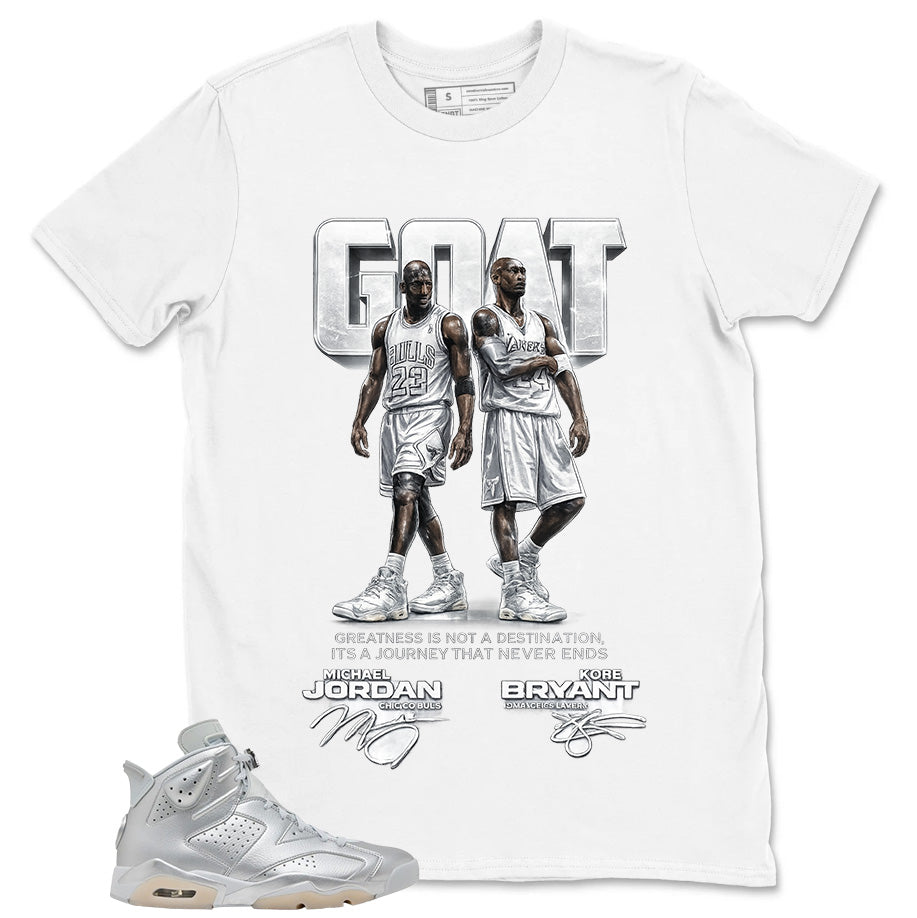 Greatest Journey Shirt - Match Air Jordan 6 x Paris Saint-Germain Metallic Silver