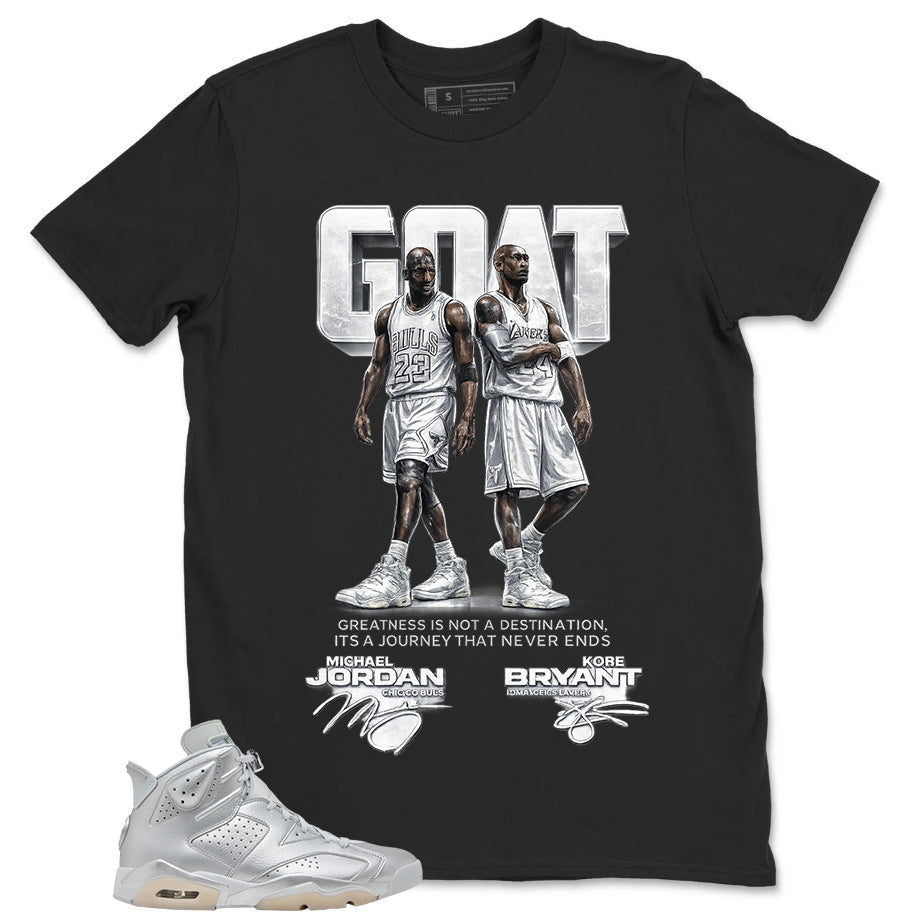 Greatest Journey Shirt - Match Air Jordan 6 x Paris Saint-Germain Metallic Silver