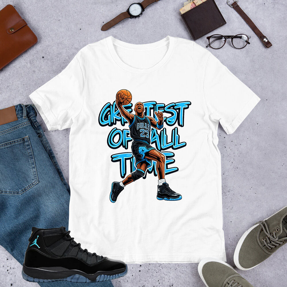 Goat Shirt - to Matching 11s Gamma Blue