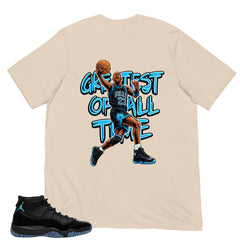 Goat Shirt - to Matching 11s Gamma Blue