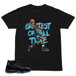 Goat Shirt - to Matching 11s Gamma Blue