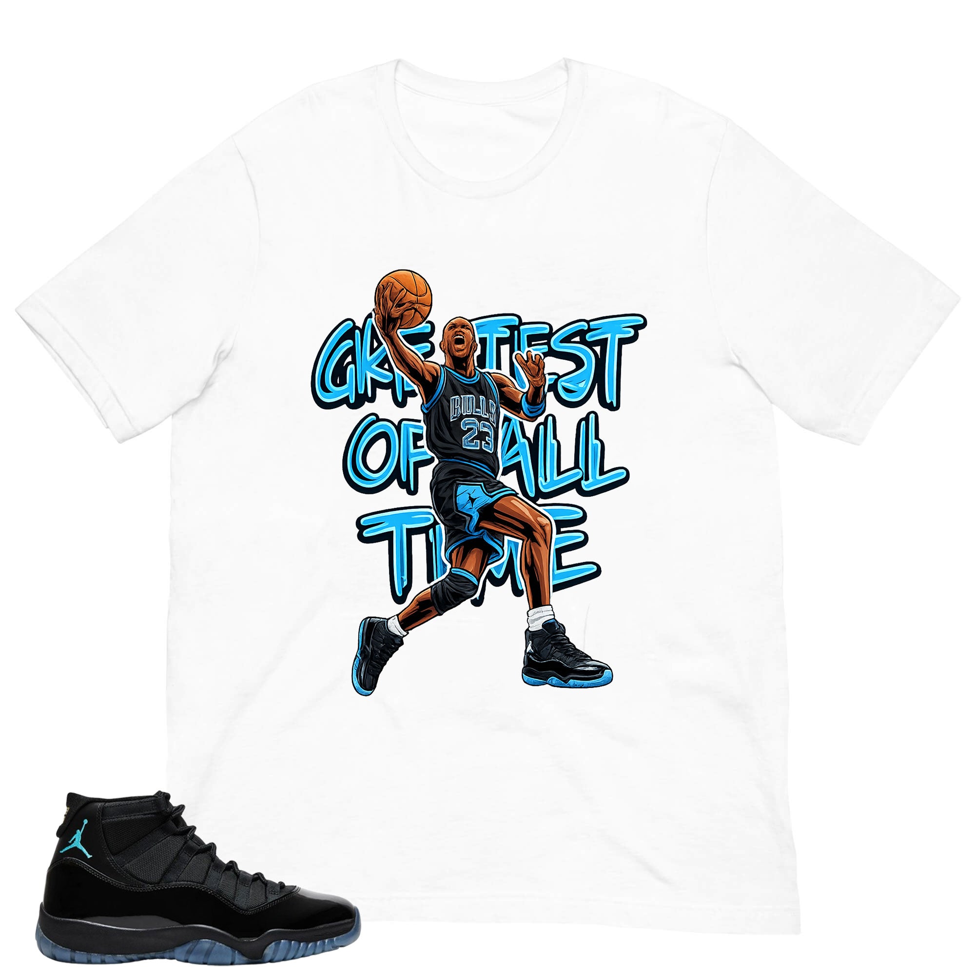 Goat Shirt - to Matching 11s Gamma Blue