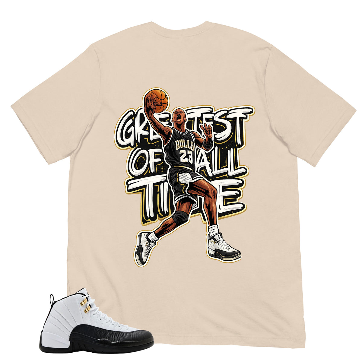Goat Shirt - Match Air Jordan 12 'Taxi'